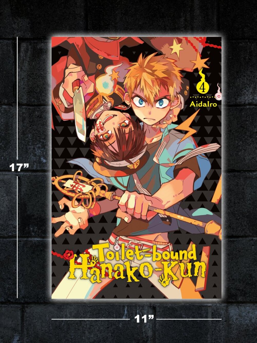 Toilet-Bound Hanako-Kun Vol 4 manga poster - 11x17 wall art print merch anime